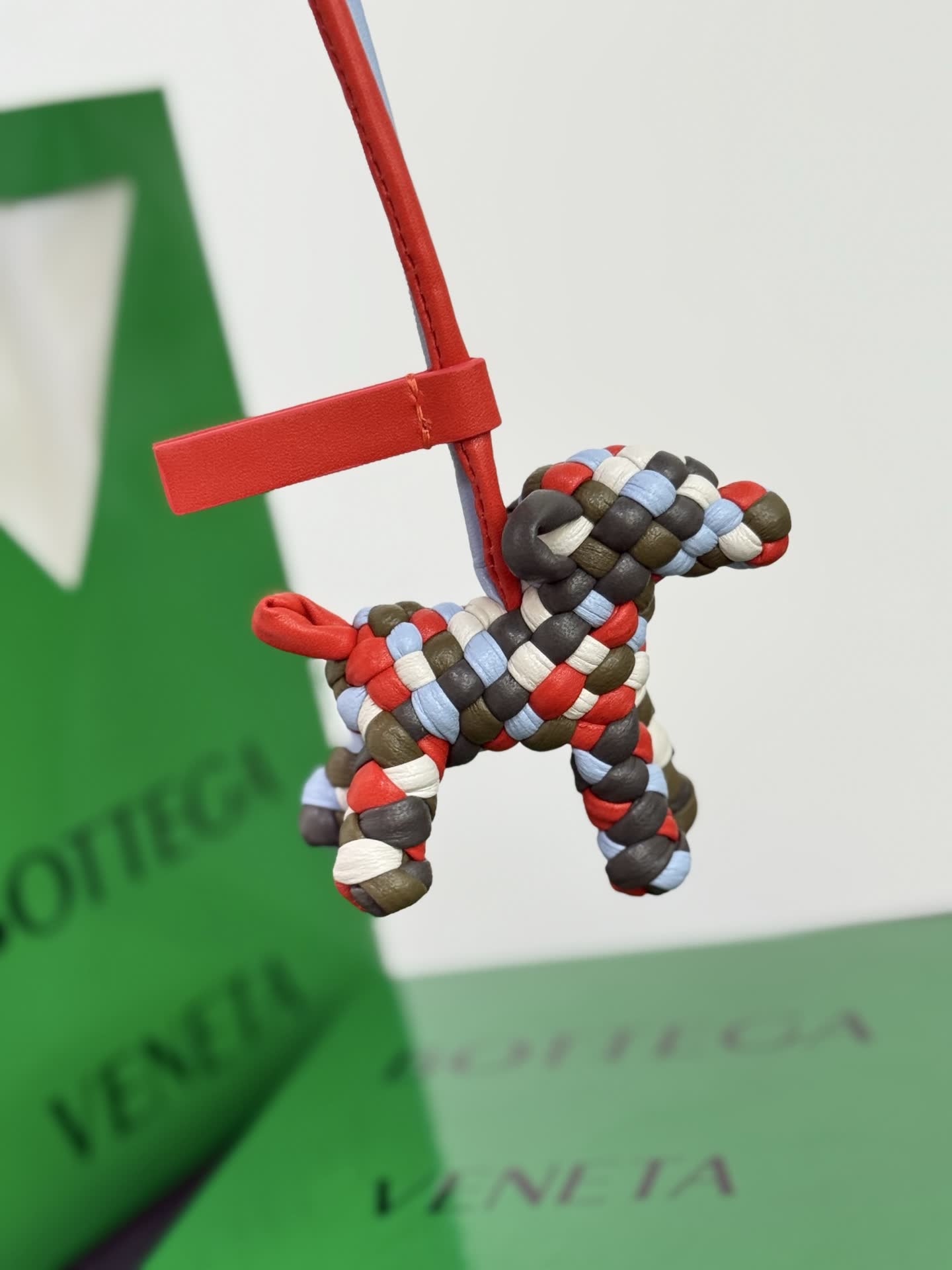 Bottega Veneta Beaded Dog Charm